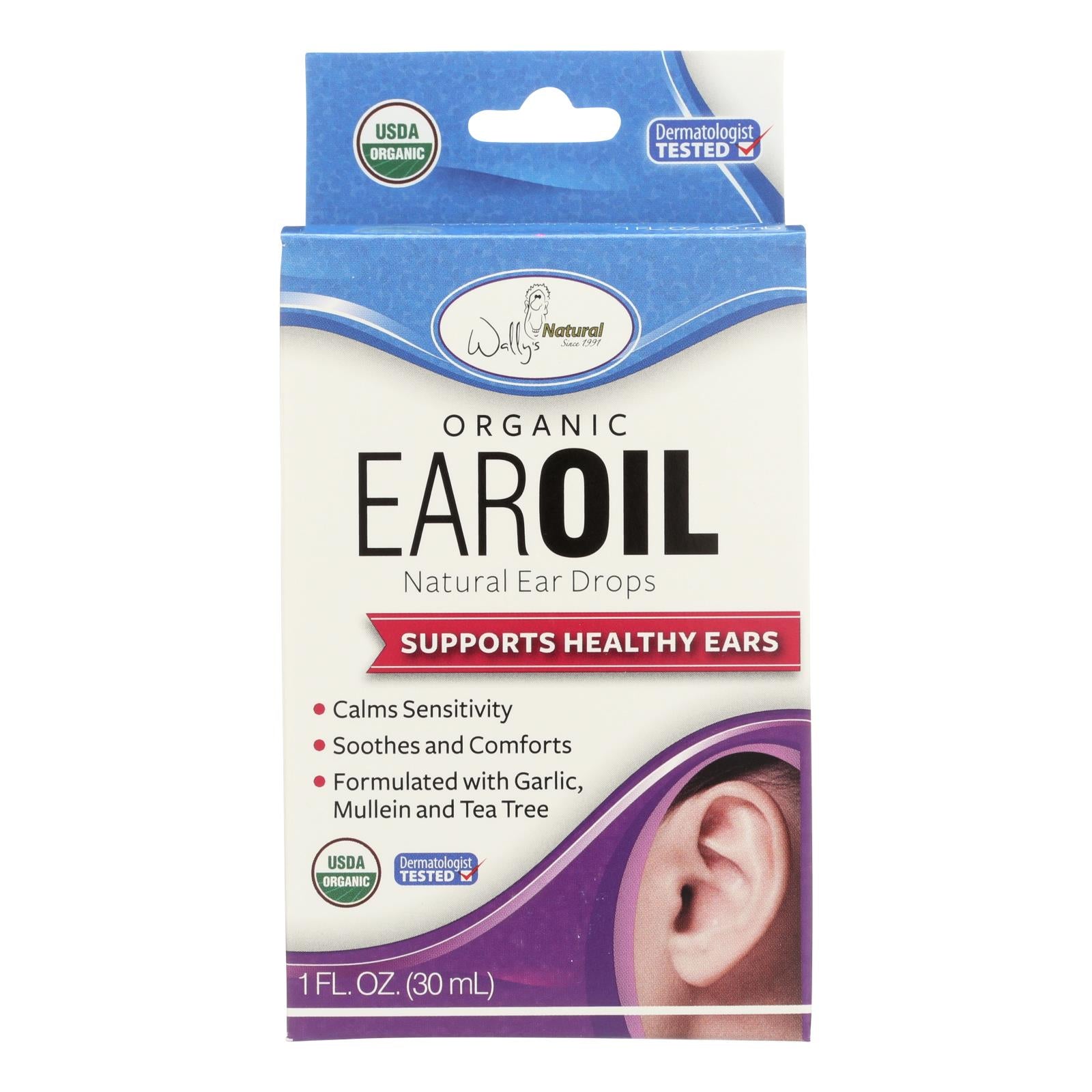 Wally's Natural Products Ear Oil - Organic - 1 Fl Oz - GreatEagleInc