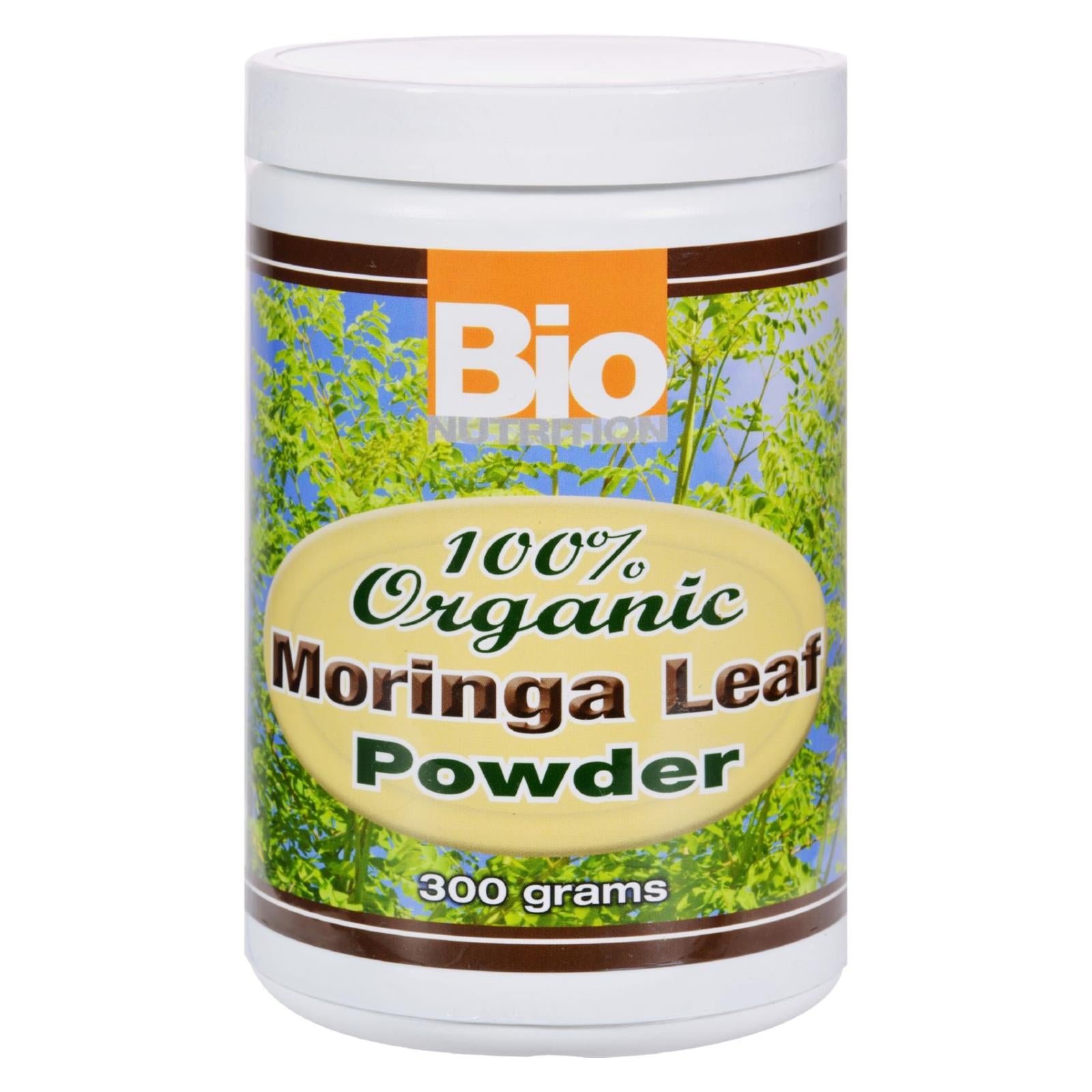 Bio-nutritional Moringa Leaf Powder - 100% Organic - 300 Grams - GreatEagleInc