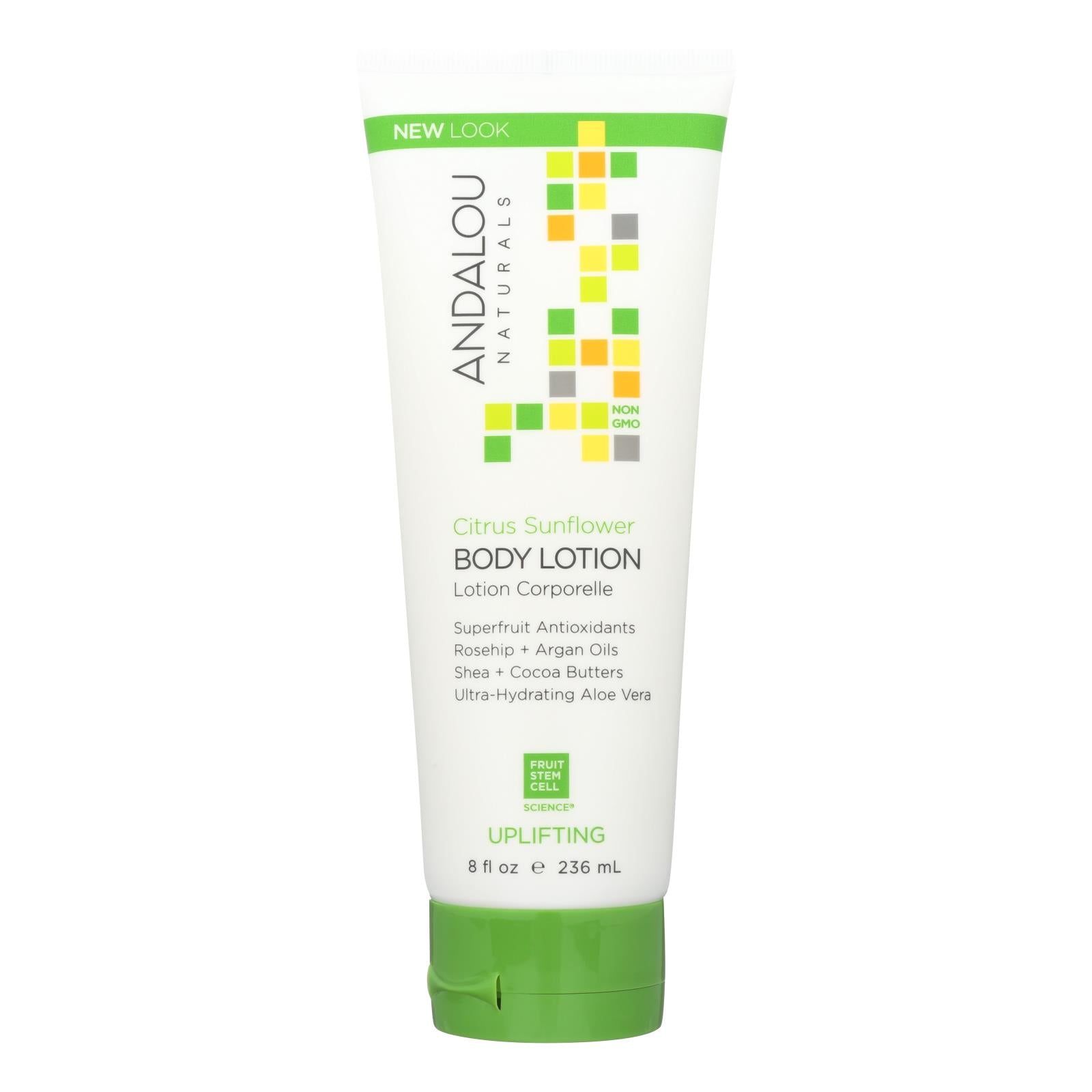 Andalou Naturals Body Lotion - Citrus Verbena Uplifting - 8 Fl Oz - GreatEagleInc