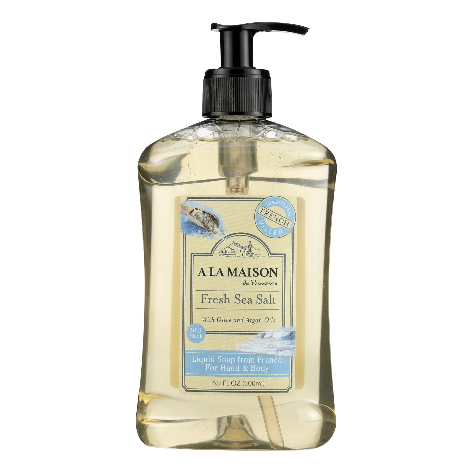 A La Maison - French Liquid Soap - Fresh Sea Salt - 16.9 Oz - GreatEagleInc