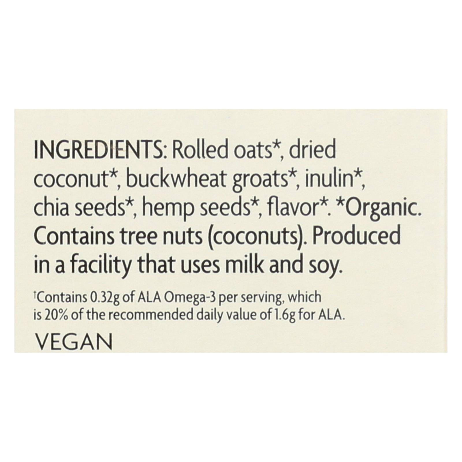 Nature's Path Organic Qi'a Superfood Hot Oatmeal - Creamy Coconut - Case Of 6 - 8 Oz. - GreatEagleInc