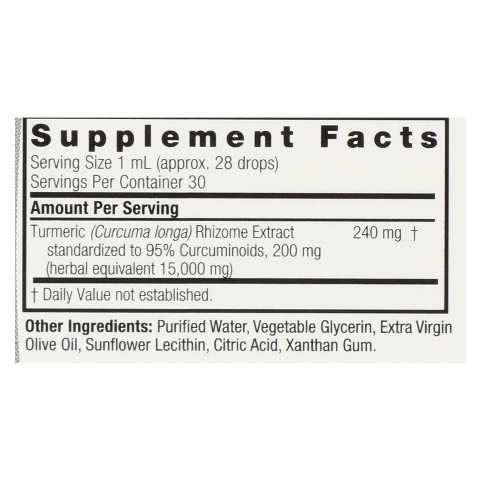 Nature's Answer - Turmeric-3 - Liquid - 1 Oz - Eco-Friendly Home & Grocery