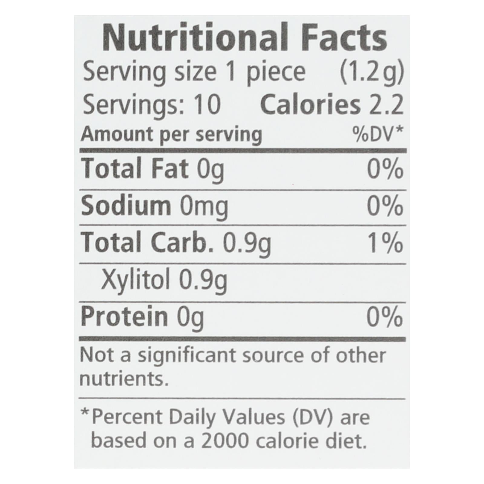 Spry Xylitol Gems - Spearmint - Case Of 20 - 10 Count - GreatEagleInc