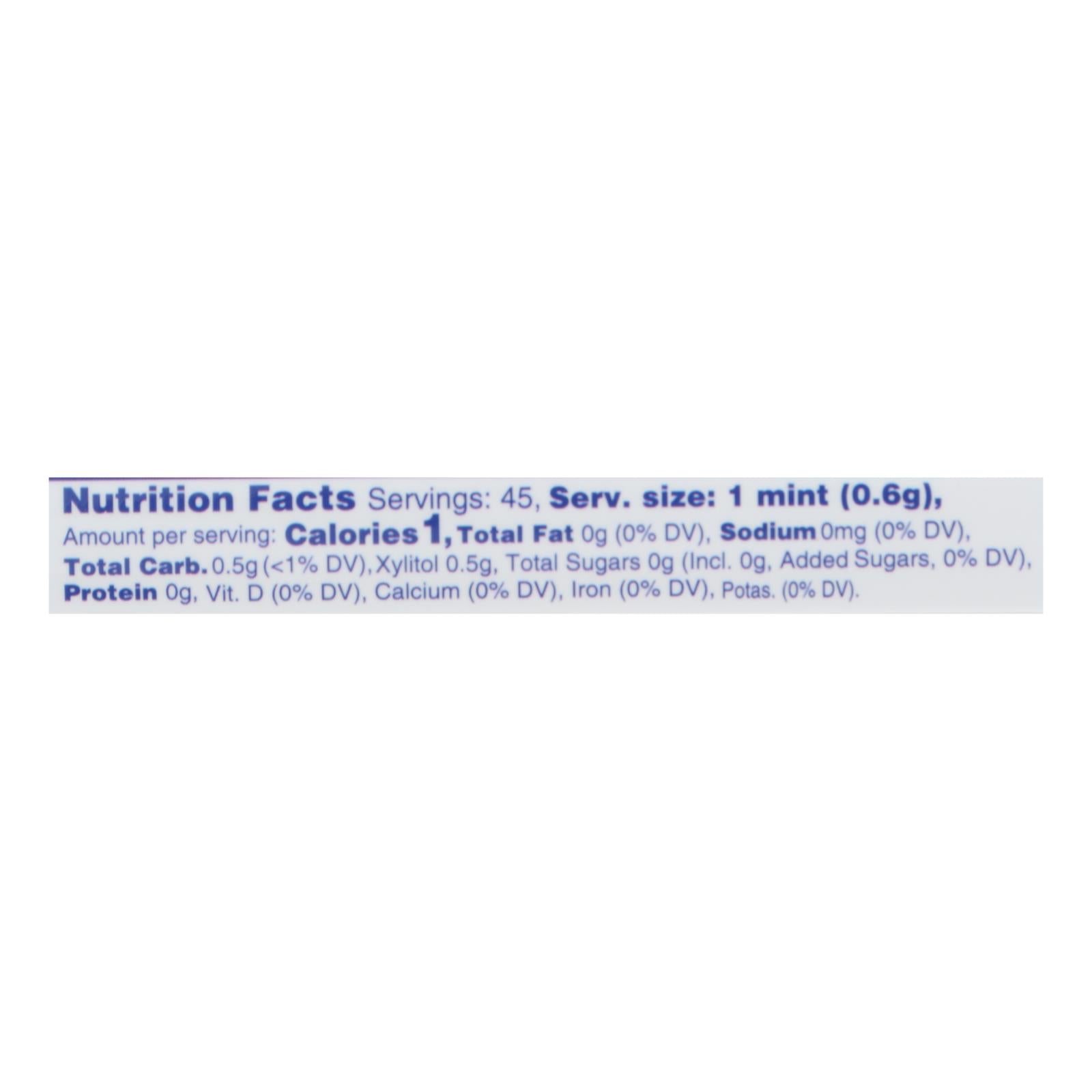 Spry Xylitol Mints - Peppermint - Case Of 6 - 45 Count - Eco-Friendly Home & Grocery