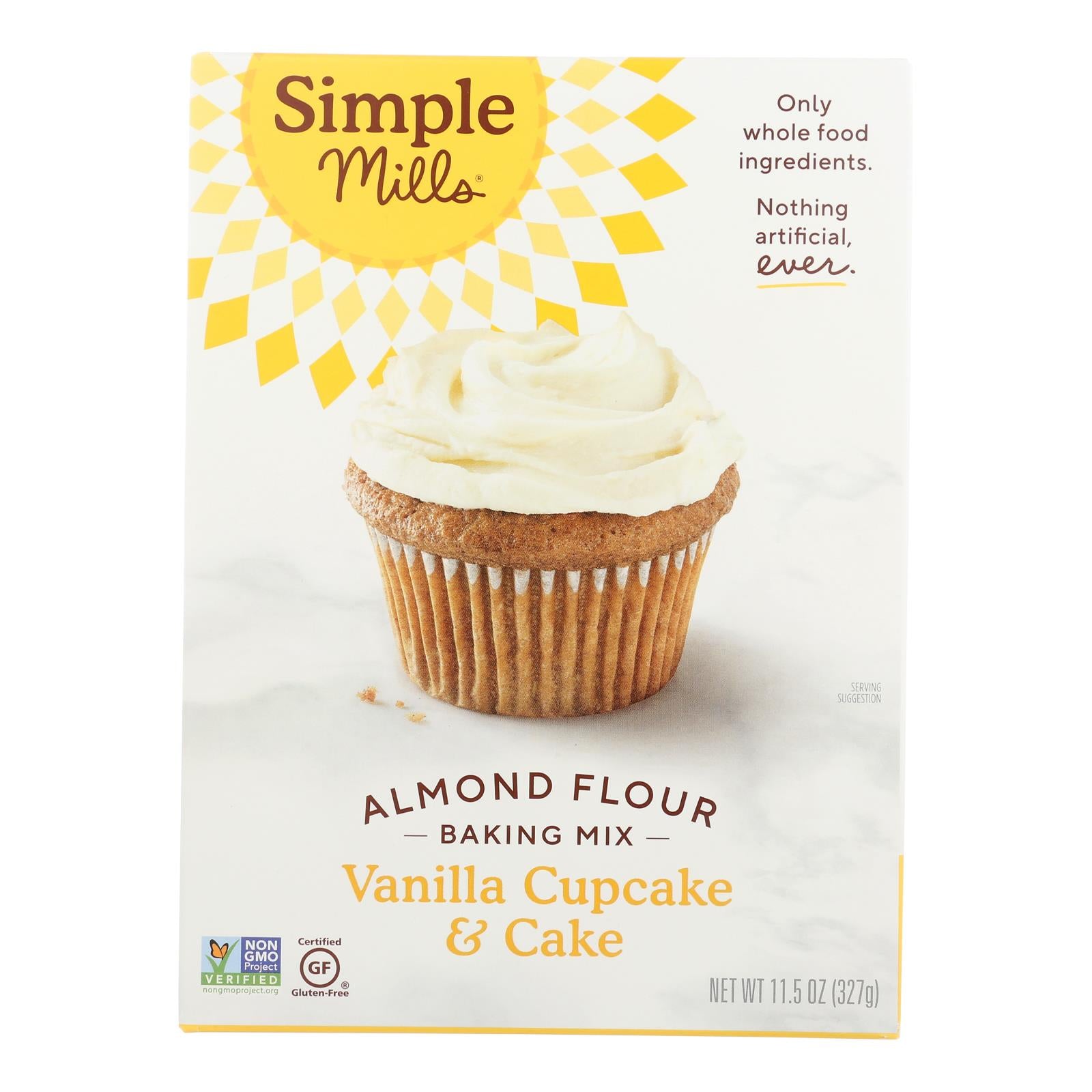 Simple Mills Almond Flour Vanilla Cake Mix - Case Of 6 - 11.5 Oz. - GreatEagleInc