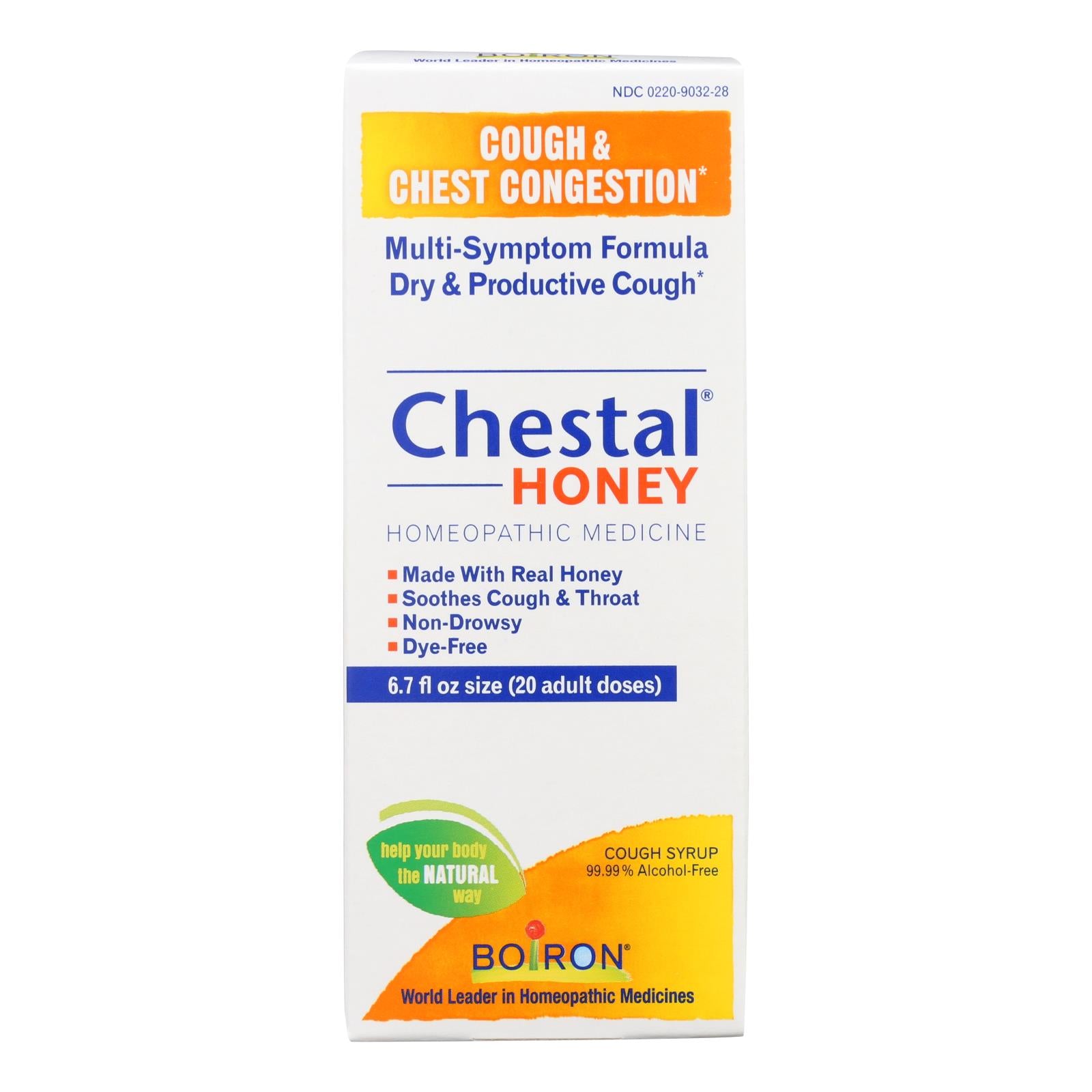Boiron - Chestal - Cough And Chest Congestion - Honey - Adult - 6.7 Oz - GreatEagleInc