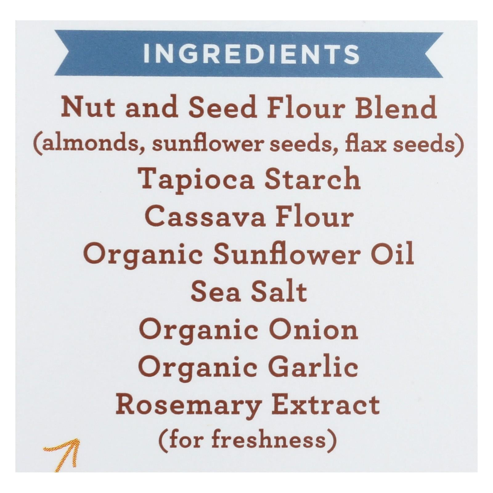 Simple Mills Fine Ground Sea Salt Almond Flour Crackers - Case Of 6 - 4.25 Oz. - GreatEagleInc