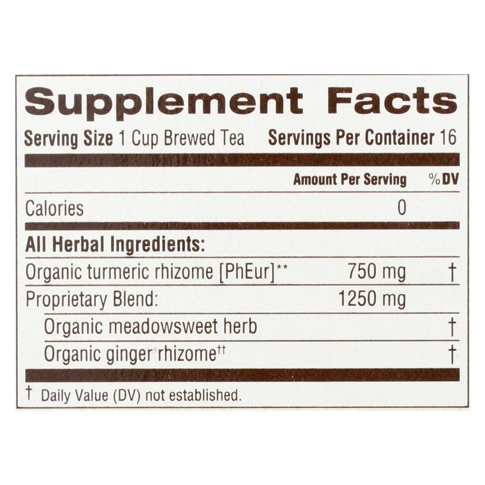 Traditional Medicinals Organic Herbal Tea - Ginger - Case Of 6 - 16 Count - GreatEagleInc