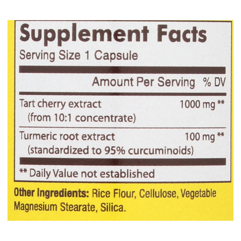 Mason Naturals - Tart Cherry With Turmeric - 60 Capsules - Eco-Friendly Home & Grocery