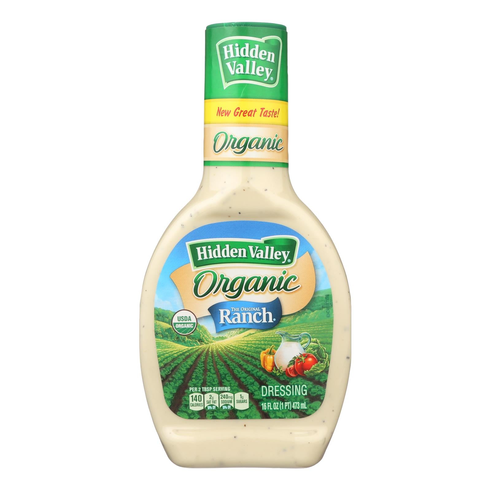 Hidden Valley Organic Ranch - Original - Case Of 6 - 16 Fl Oz. - GreatEagleInc
