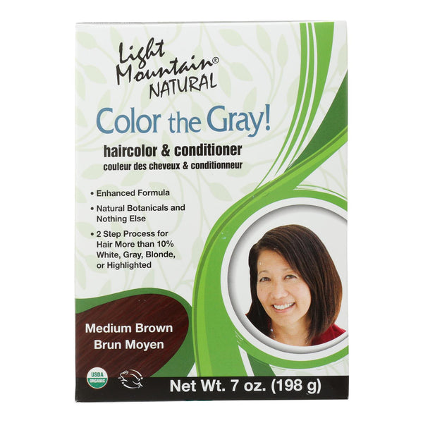Light Mountain Clr Gry - Conditioner - Organic - Medbrwn - 7 Oz - Eco-Friendly Home & Grocery