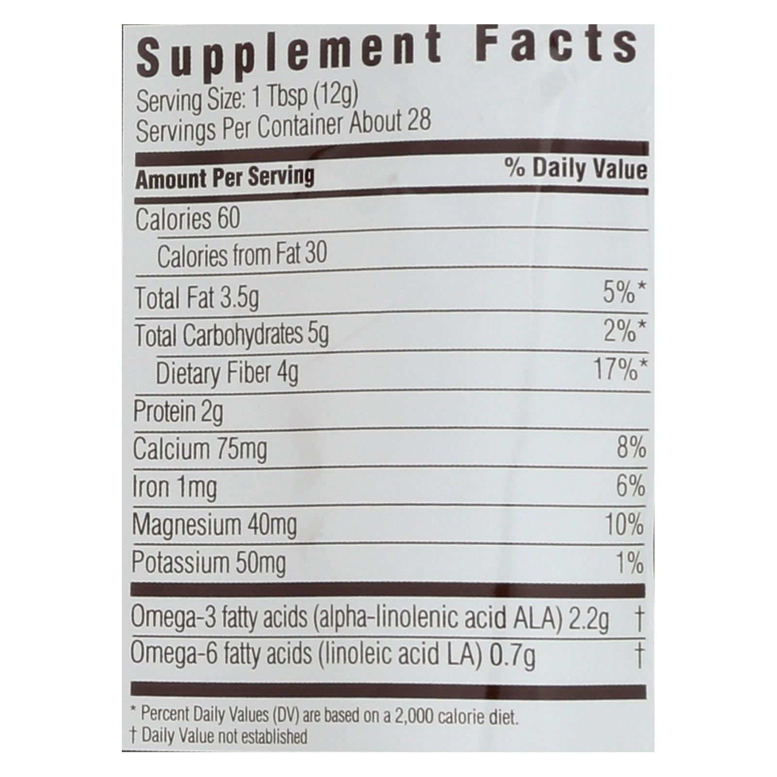 Spectrum Essentials Organic Chia Seeds - Omega-3 And Fiber - 12 Oz - GreatEagleInc