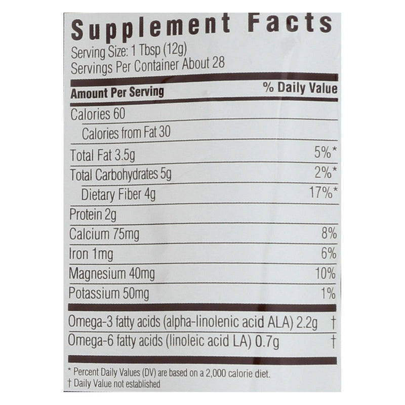 Spectrum Essentials Organic Chia Seeds - Omega-3 And Fiber - 12 Oz - Eco-Friendly Home & Grocery