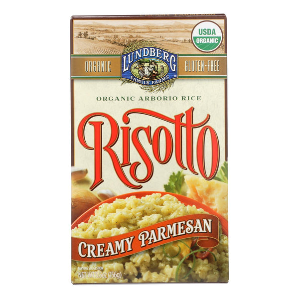 Lundberg Family Farms Organic Risotto - Creamy Parmesan - Case Of 6 - 5.5 Oz - GreatEagleInc