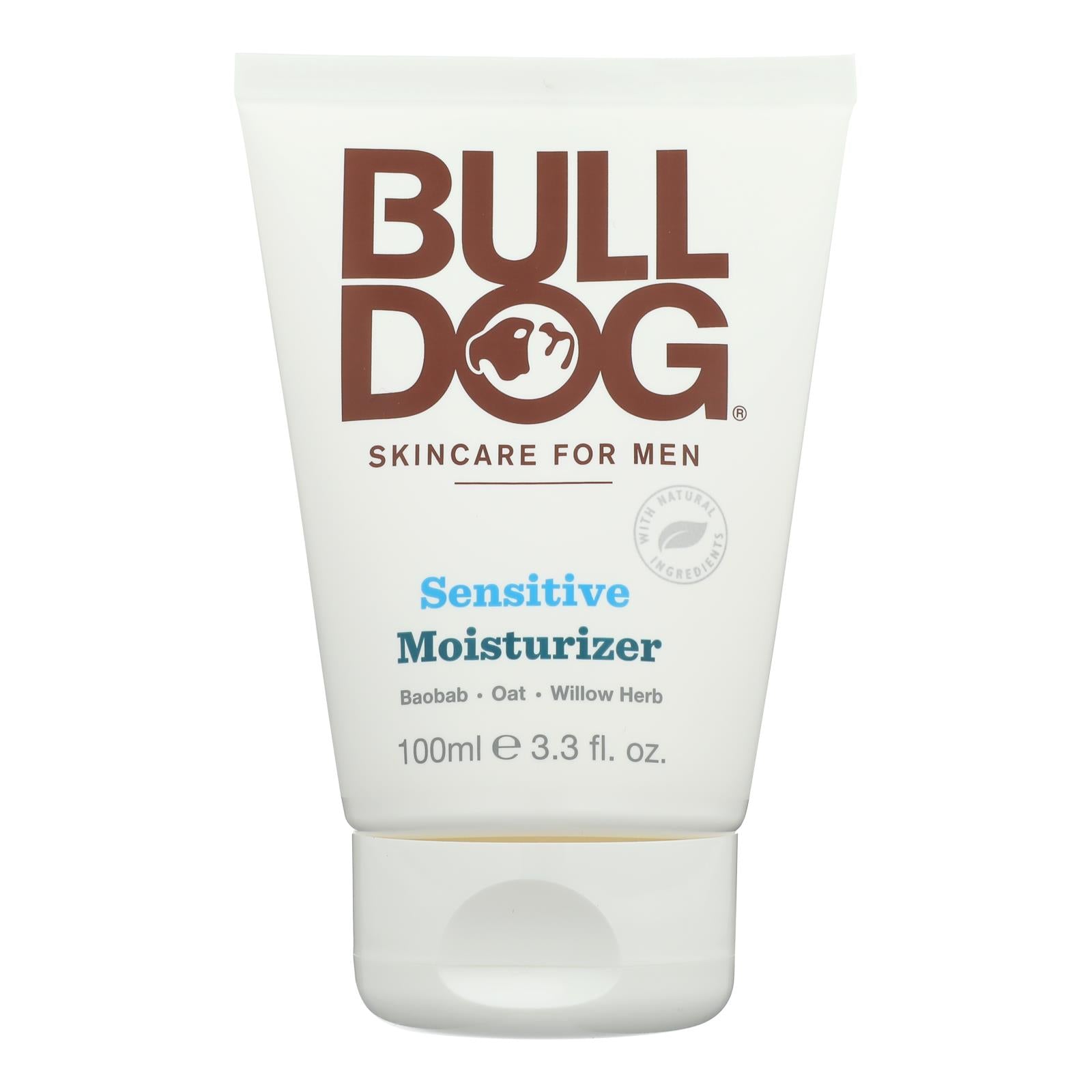 Bulldog Natural Skincare - Moisterizer - Sensitive - 3.3 Fl Oz - GreatEagleInc