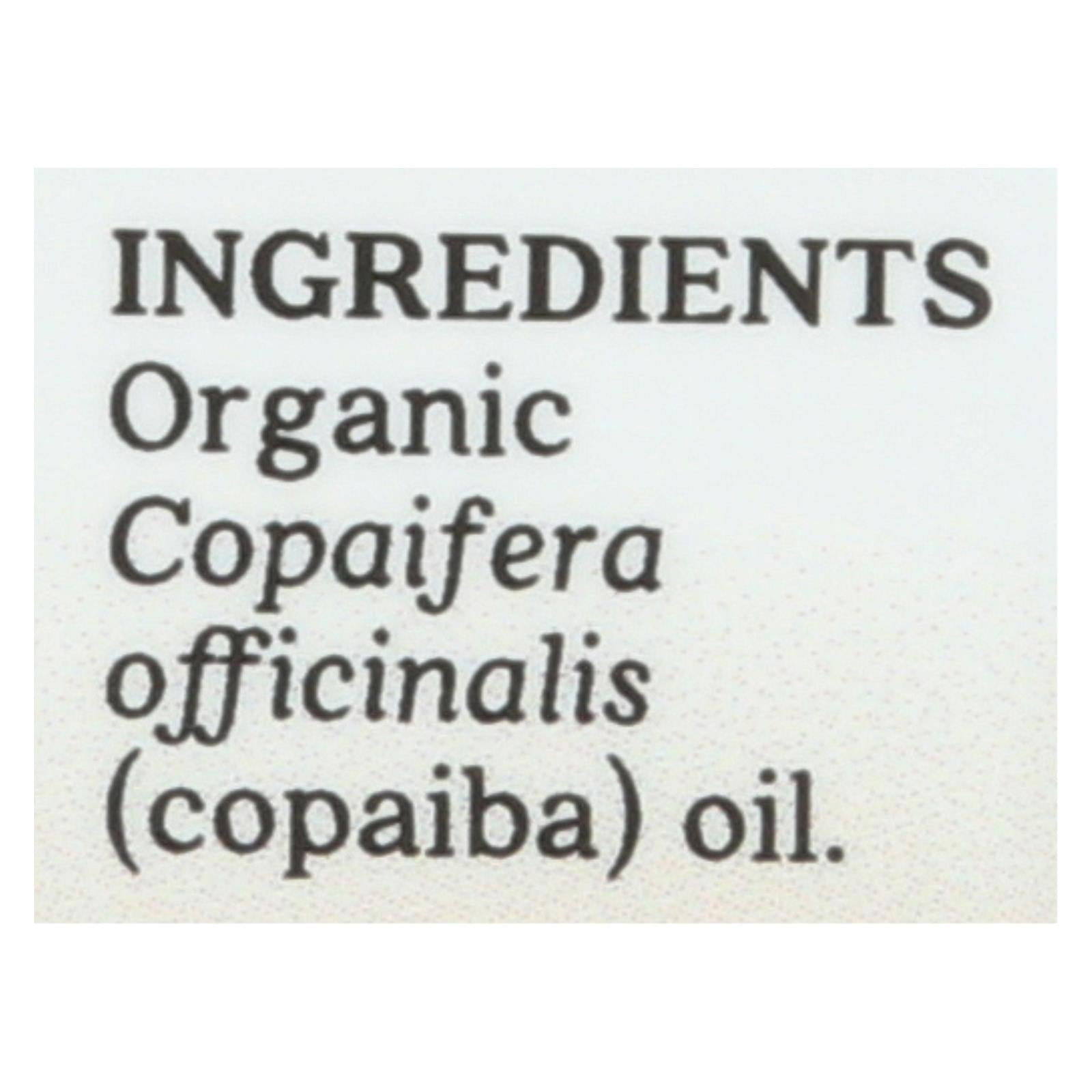 Aura Cacia - Essential Oil - Copaiba - Case Of 1 - .25 Fl Oz. - GreatEagleInc