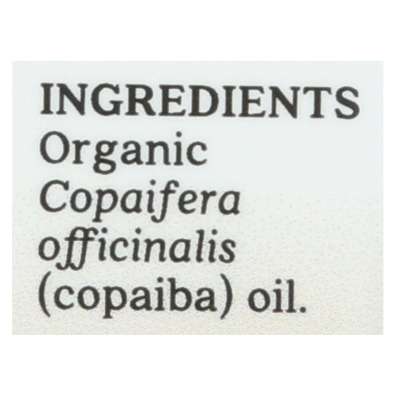 Aura Cacia - Essential Oil - Copaiba - Case Of 1 - .25 Fl Oz. - GreatEagleInc