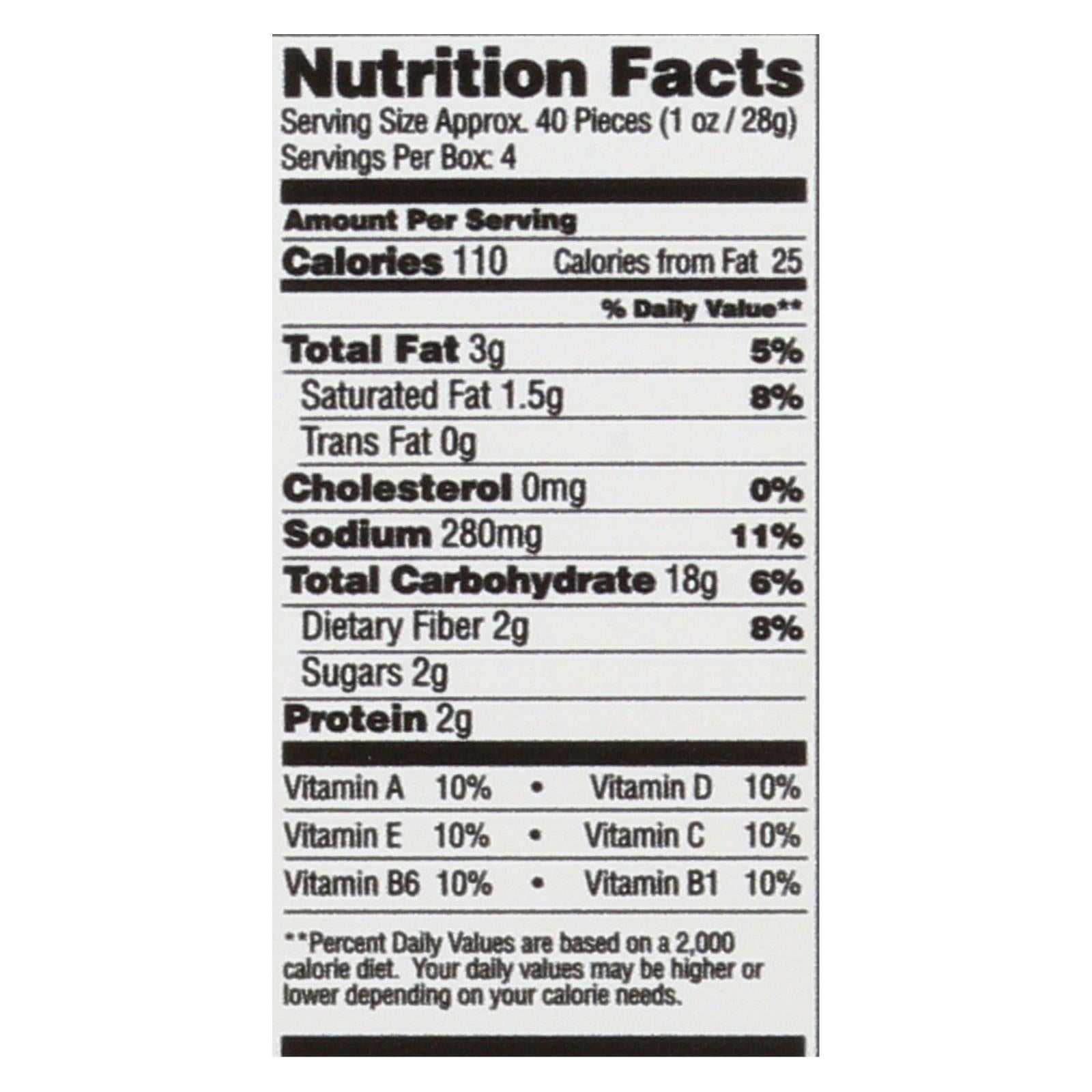 From The Ground Up - Cauliflower Crackers - Cheddar - Case Of 6 - 4 Oz. - GreatEagleInc