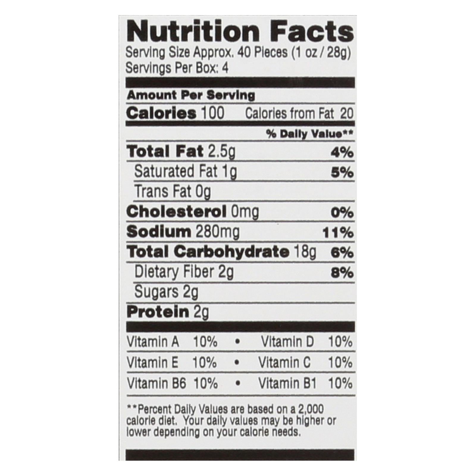 From The Ground Up - Cauliflower Crackers - Original - Case Of 6 - 4 Oz. - GreatEagleInc