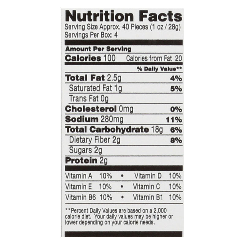 From The Ground Up - Cauliflower Crackers - Original - Case Of 6 - 4 Oz. - GreatEagleInc