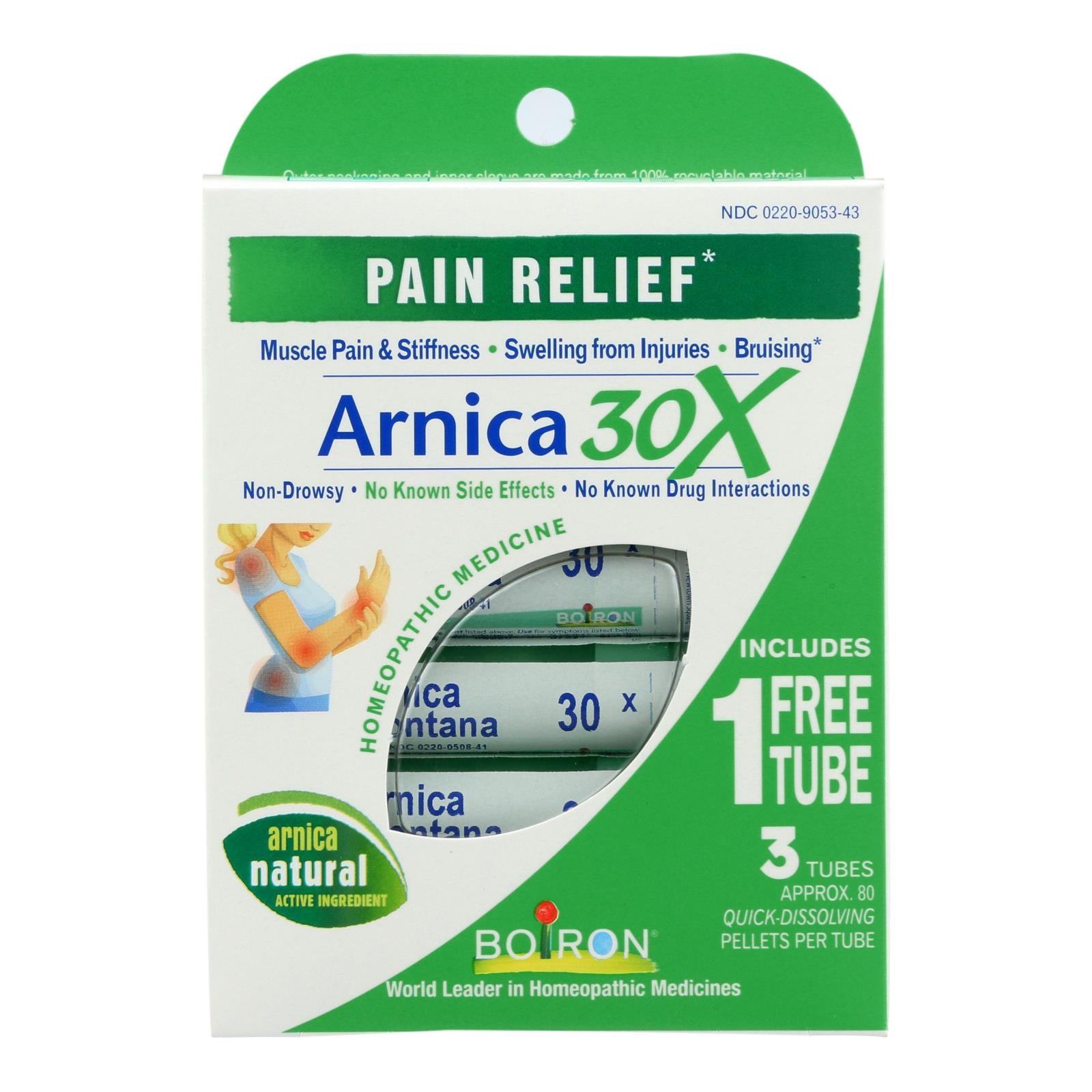 Boiron - Arnicare 30x Pain Relief Tube - 3 Count - GreatEagleInc