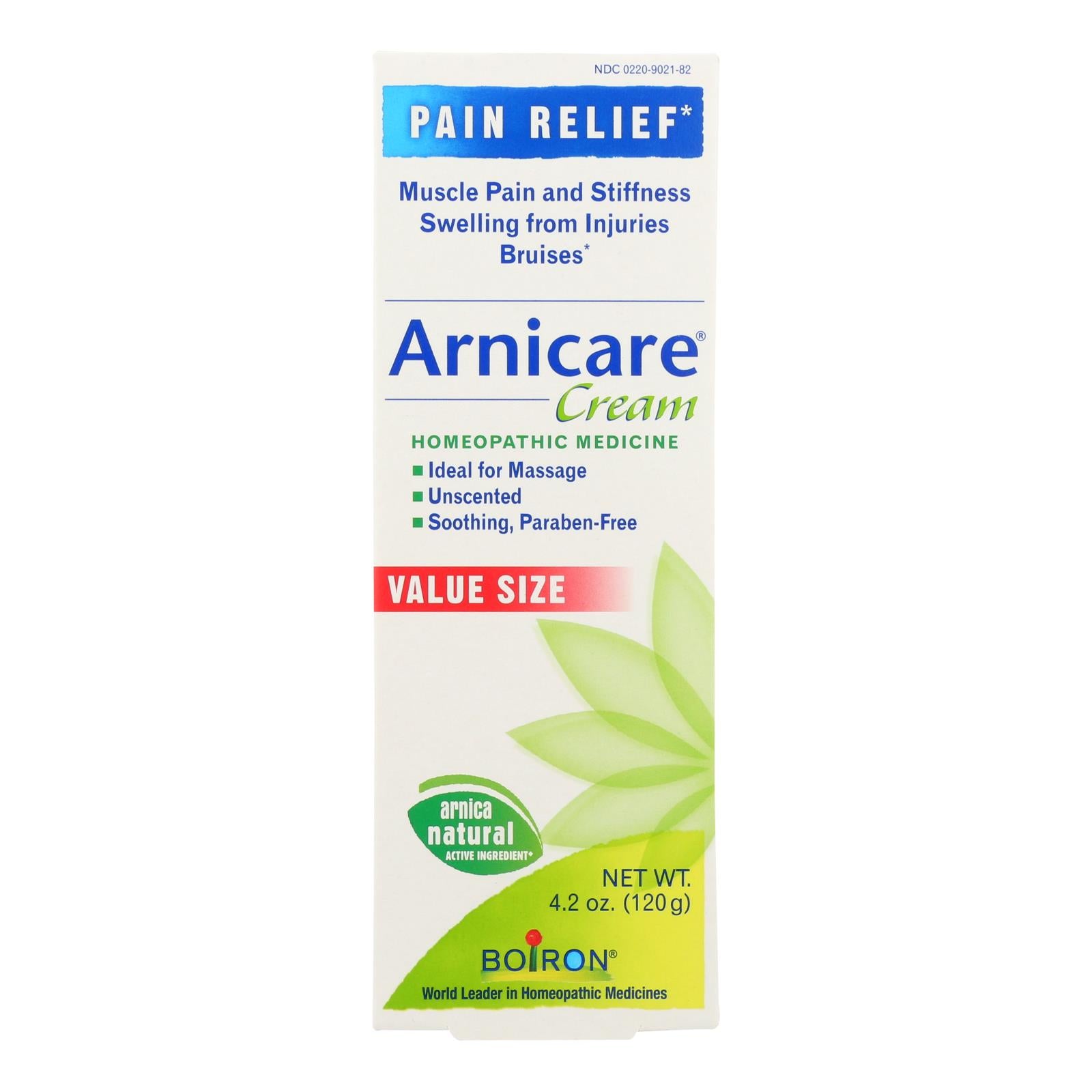 Boiron - Arnicare Pain Relief Cream - 4.2 Oz. - GreatEagleInc