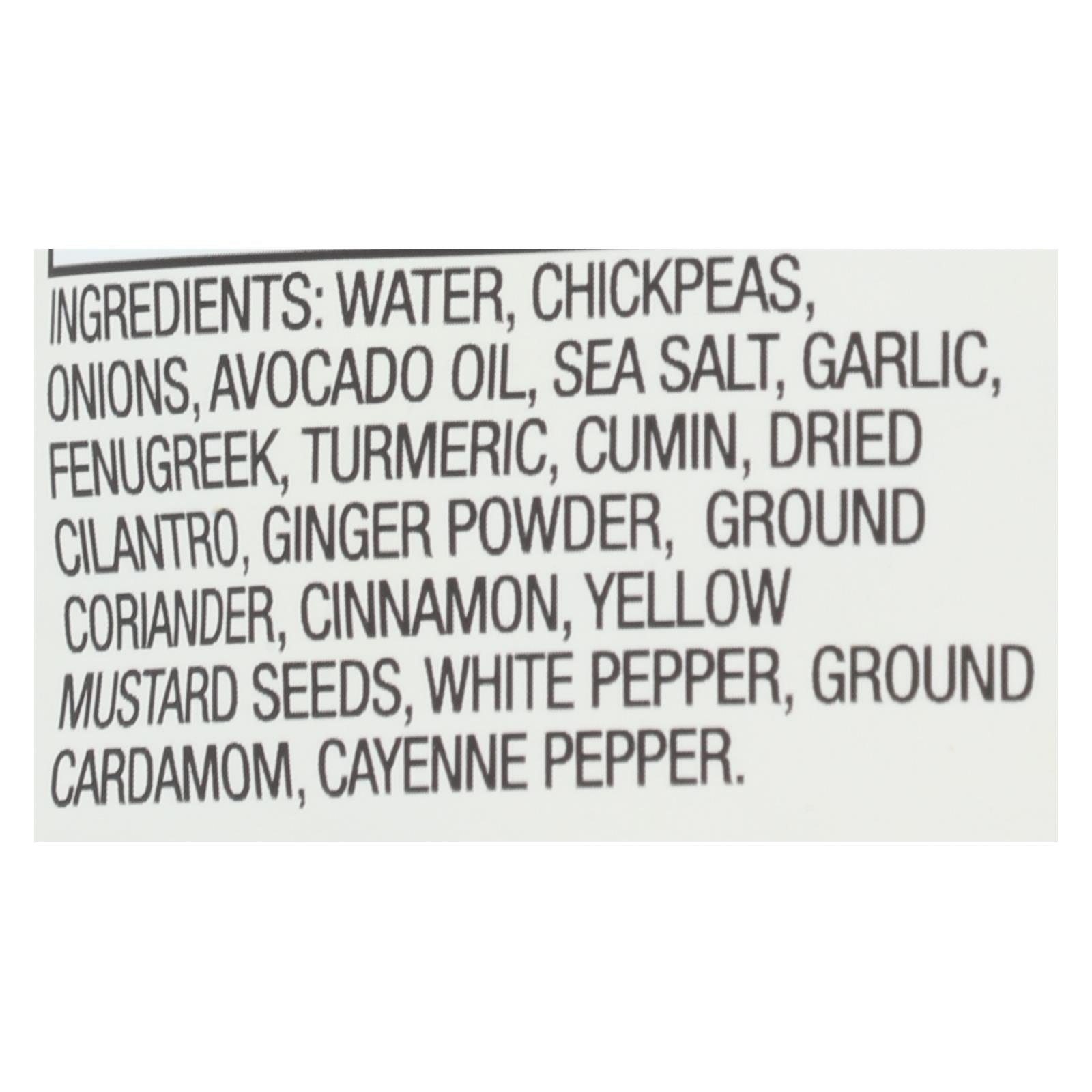 A Dozen Cousins - Ready To Eat Beans - Trini Chickpea Curry - Case Of 6 - 10 Oz. - GreatEagleInc