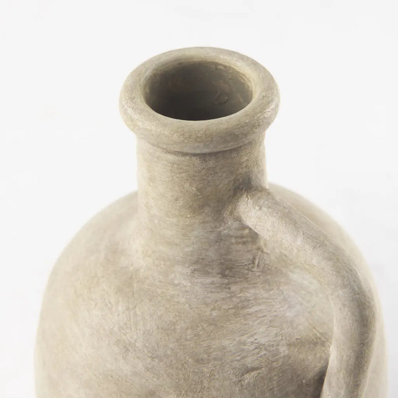 9" Beige Ceramic Table Vase Homeroots Home Decor