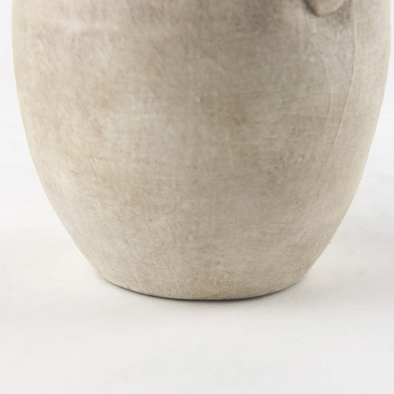 9" Beige Ceramic Table Vase Homeroots Home Decor