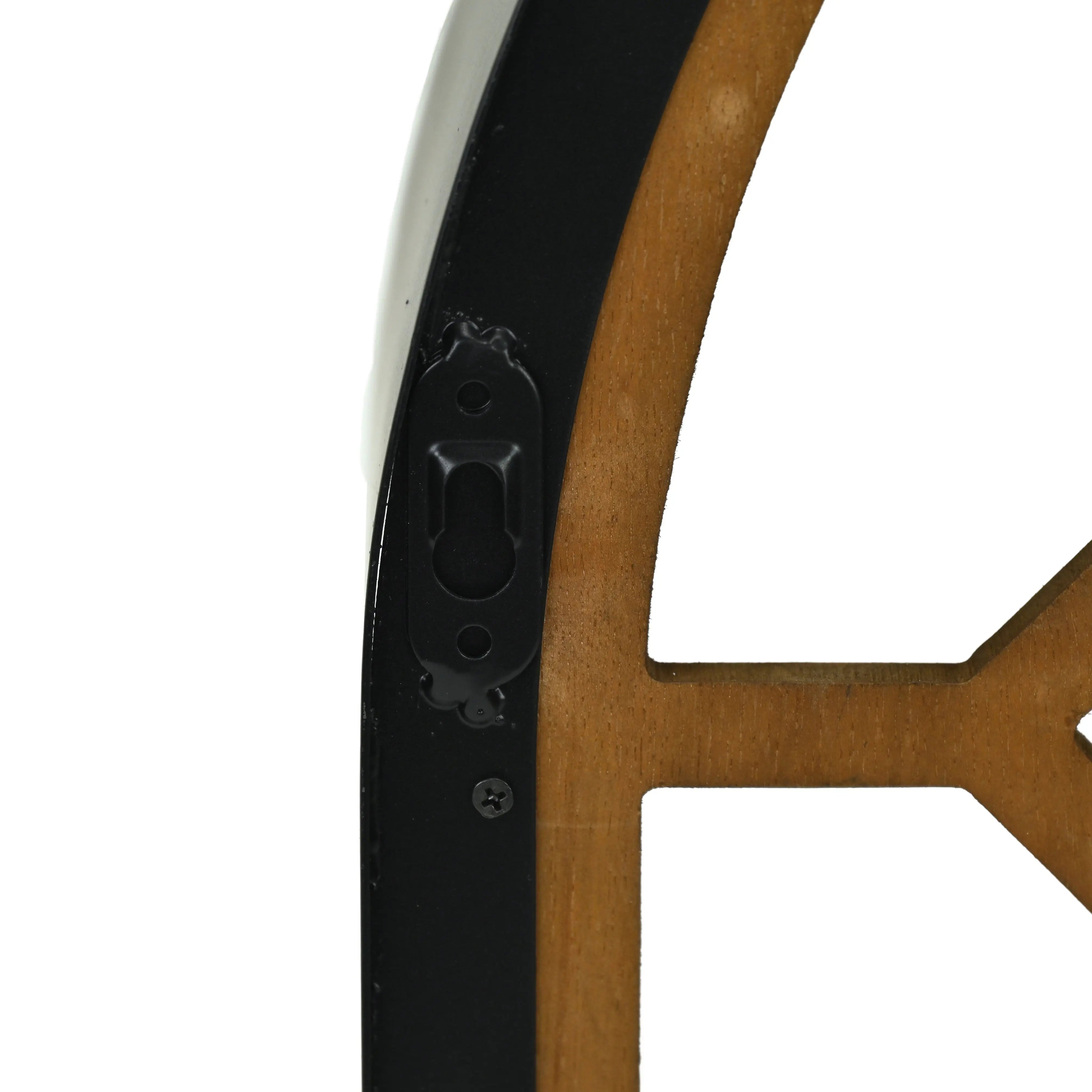 9" Black Metal Wall Mounted Accent Shelf Homeroots Organization