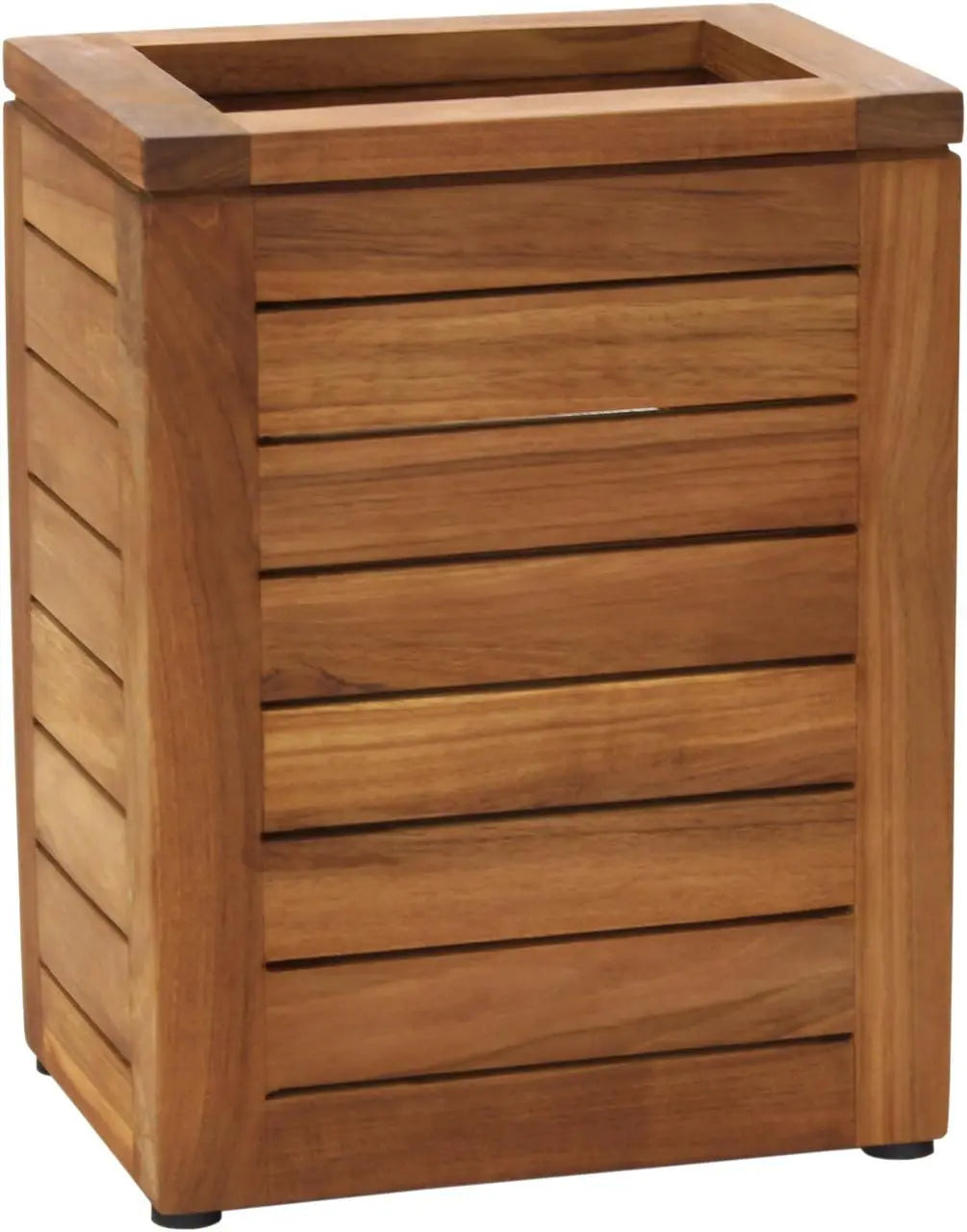 9" Brown Solid Wood Bathroom Storage Furniture Set Homeroots Organization