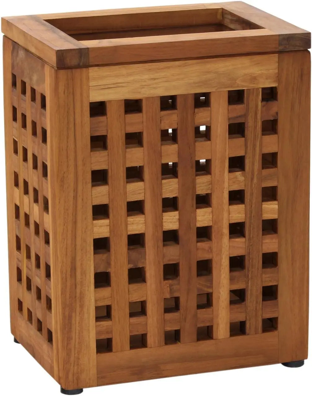 9" Brown Solid Wood Bathroom Storage Furniture Set Homeroots Organization
