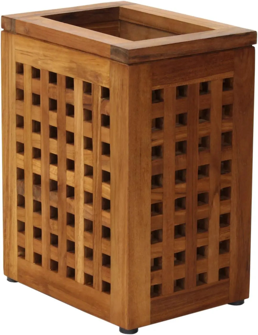 9" Brown Solid Wood Bathroom Storage Furniture Set Homeroots Organization