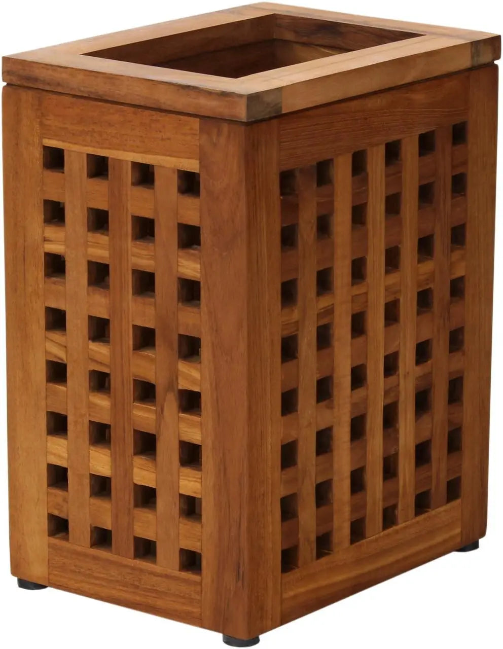 9" Brown Solid Wood Bathroom Storage Furniture Set Homeroots Organization