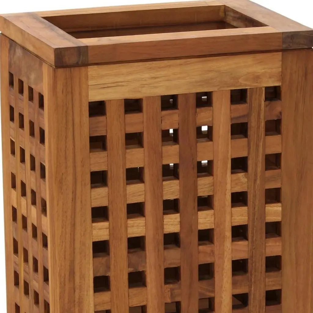 9" Brown Solid Wood Bathroom Storage Furniture Set Homeroots Organization