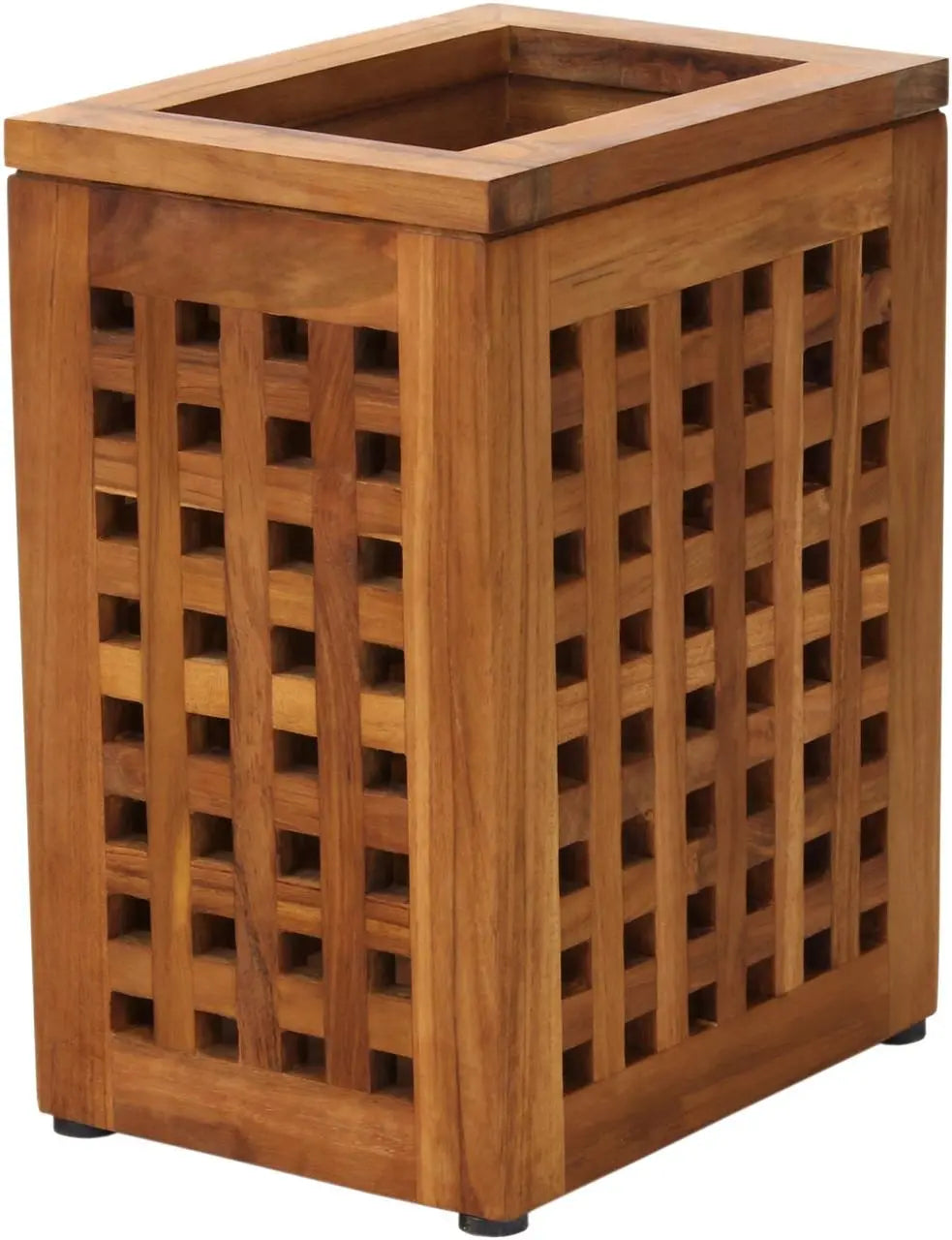 9" Brown Solid Wood Bathroom Storage Furniture Set Homeroots Organization