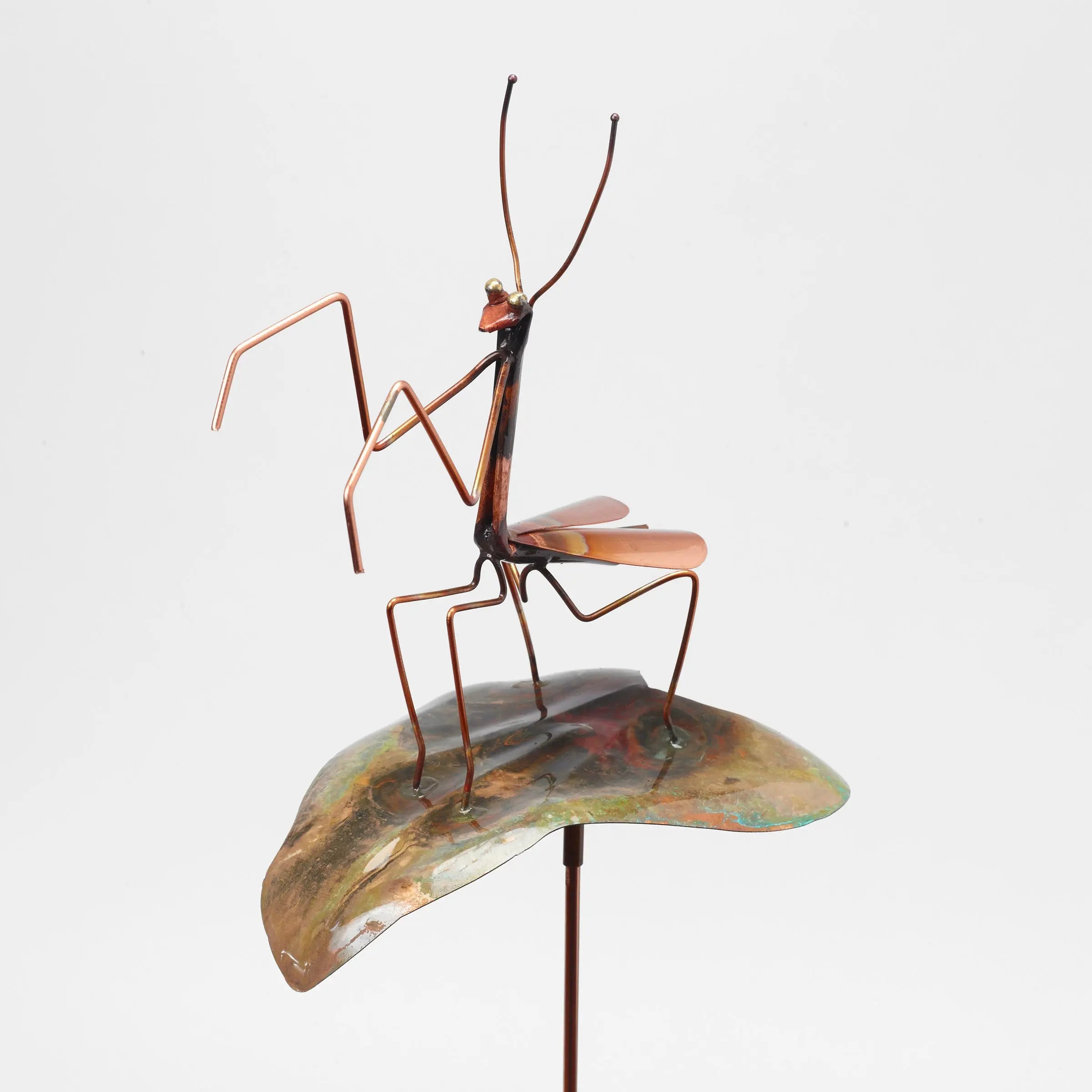 9" Copper Insect Garden Stake Homeroots Outdoor