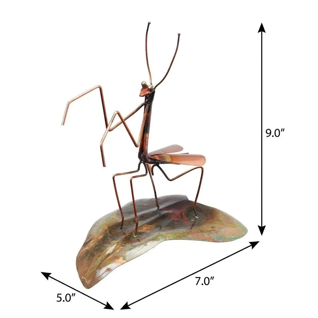 9" Copper Insect Garden Stake Homeroots Outdoor