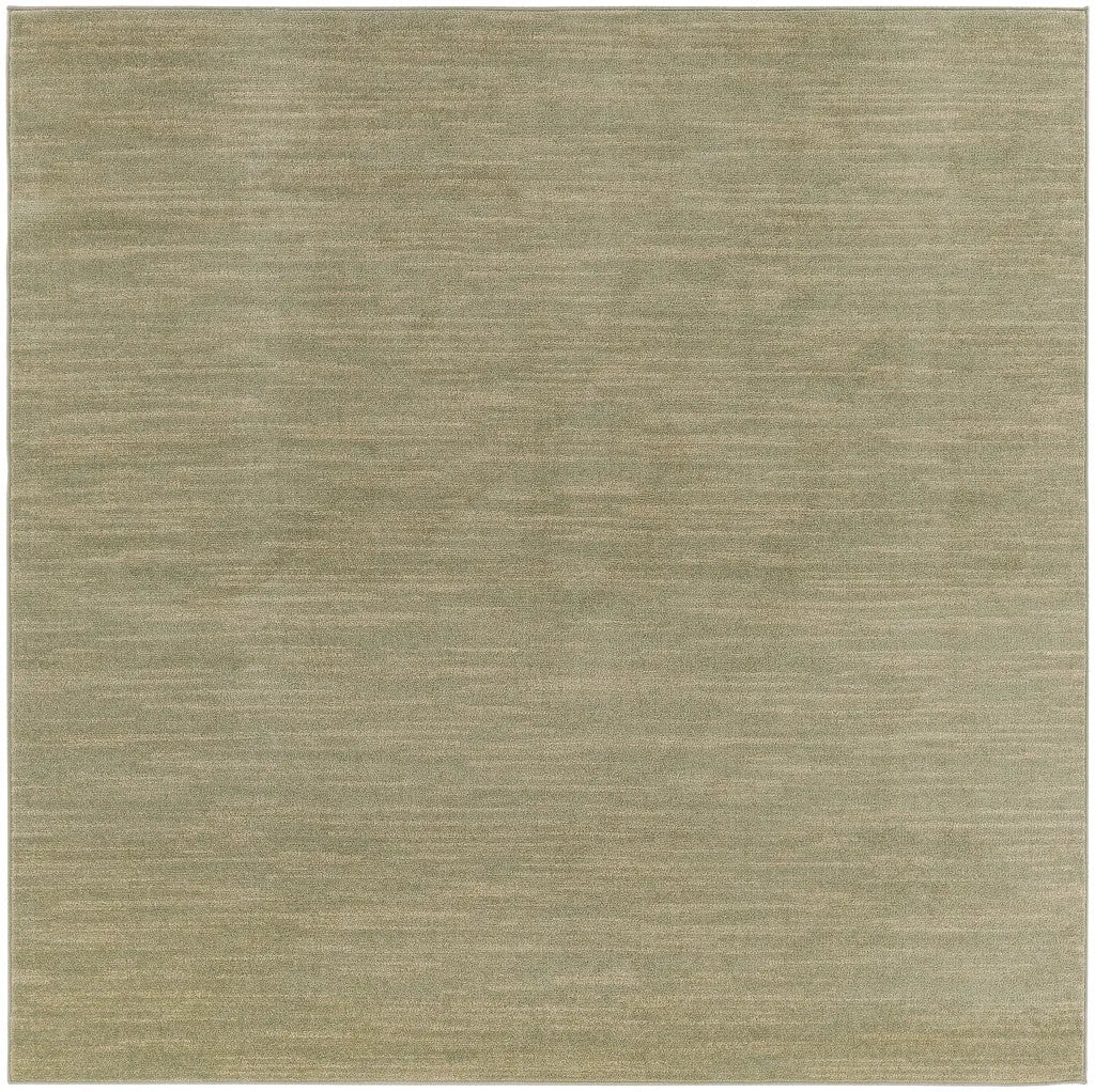 9' Green And Gold Square Abstract Indoor Outdoor Area Rug Homeroots Outdoor