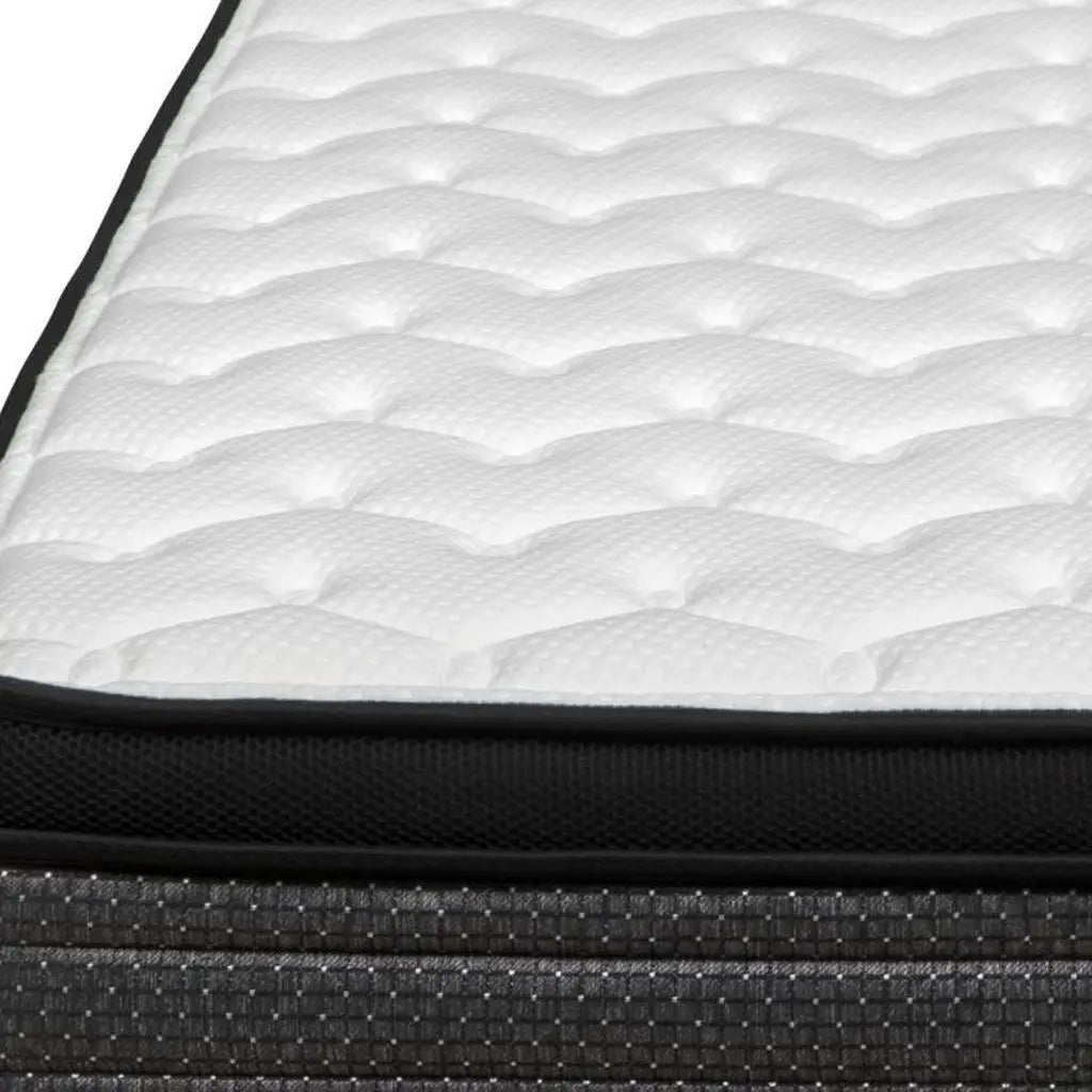 9" King Foam Medium Euro Top Foam Mattress Homeroots Bed & Bath
