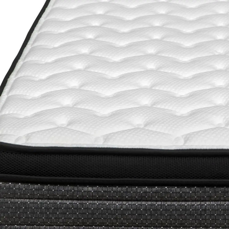 9" King Foam Medium Euro Top Foam Mattress Homeroots Bed & Bath