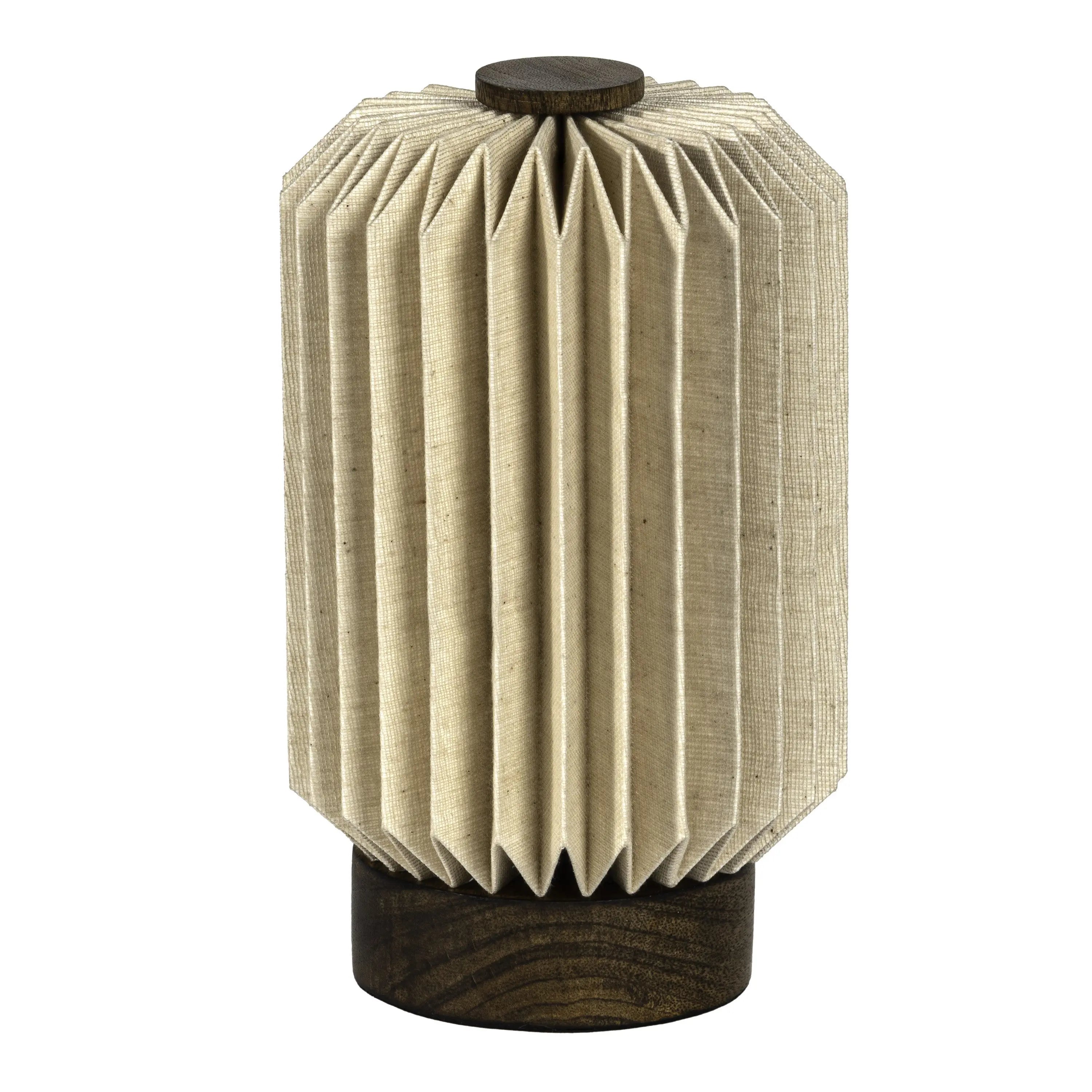 9" Natural Geometric Table Lamp LED With Cylinder Shade Homeroots Lighting