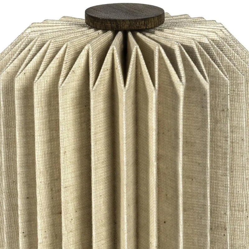 9" Natural Geometric Table Lamp LED With Cylinder Shade Homeroots Lighting