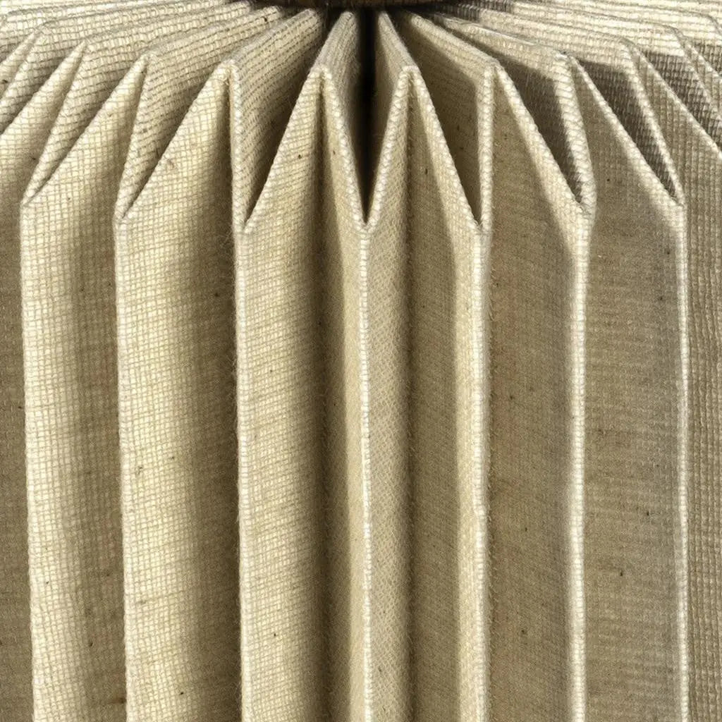 9" Natural Geometric Table Lamp LED With Cylinder Shade Homeroots Lighting