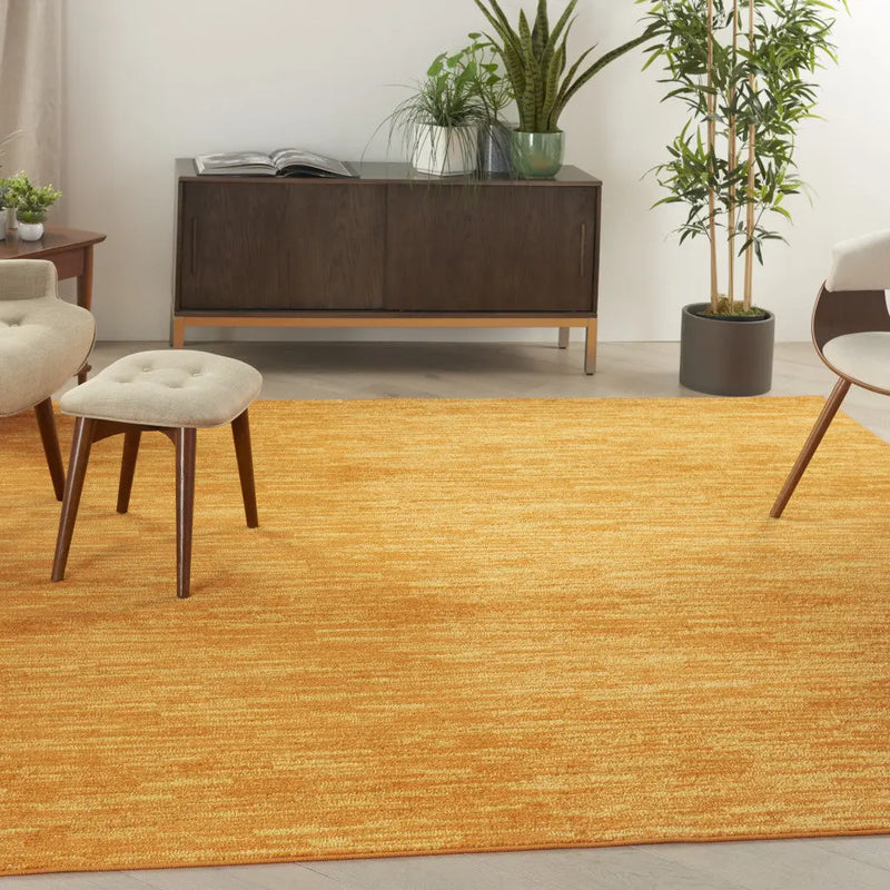 9' Orange Square Indoor Outdoor Area Rug - GreatEagleInc