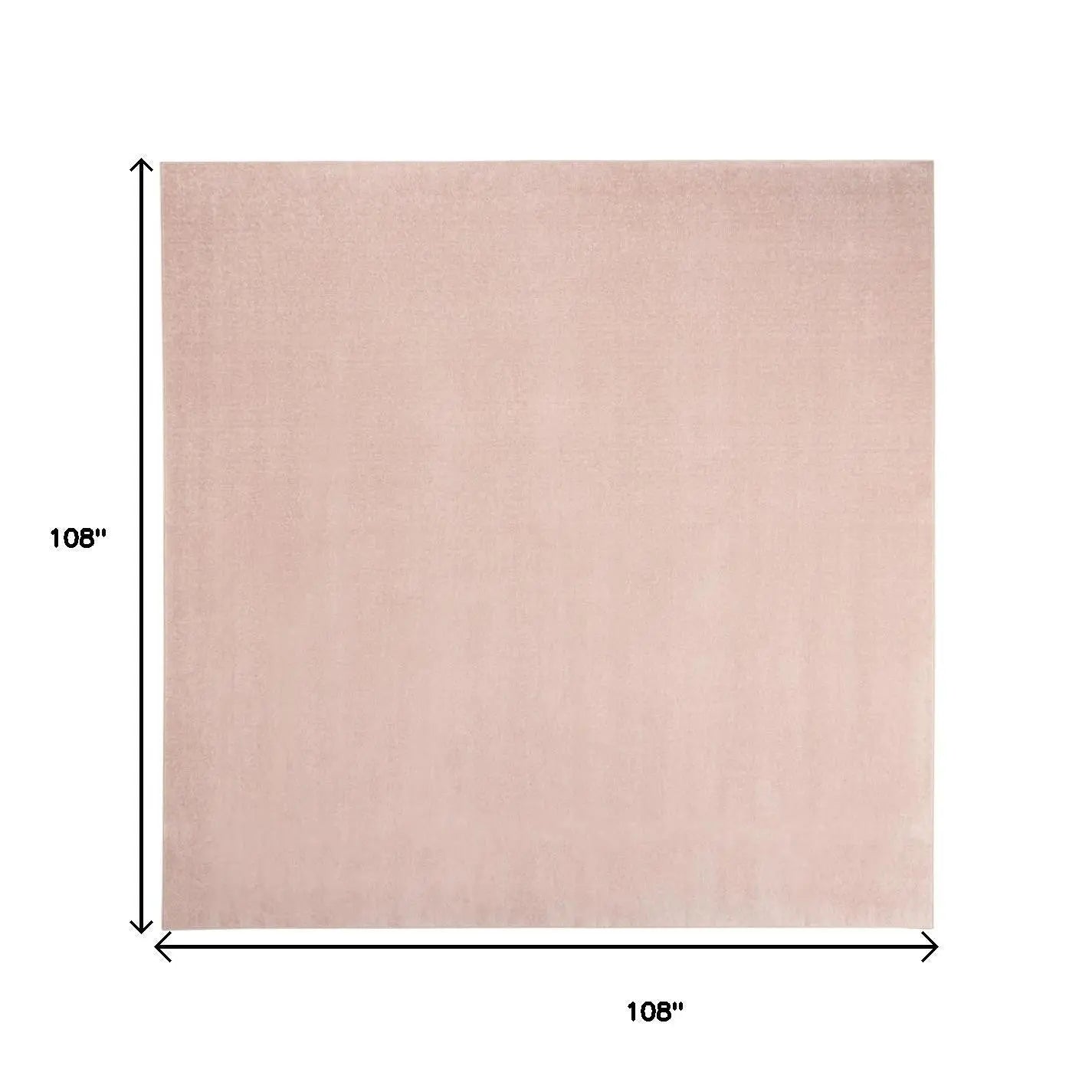 9' Pink Square Indoor Outdoor Area Rug Homeroots Outdoor