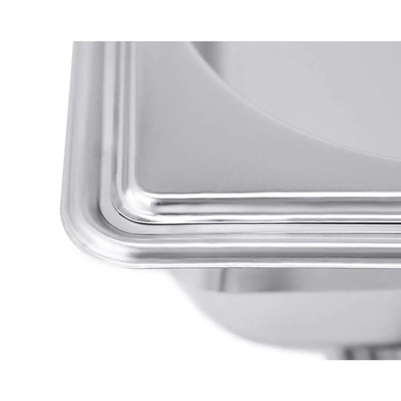 9" Silver Stainless Steel Chafing Dish With Stand Homeroots Kitchen & Dining