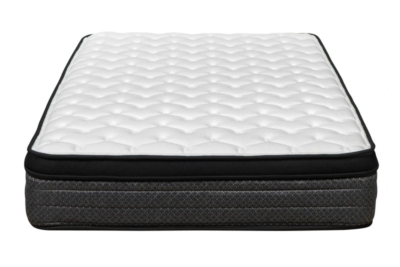 9" Twin Foam Medium Euro Top Foam Mattress Homeroots Bed & Bath