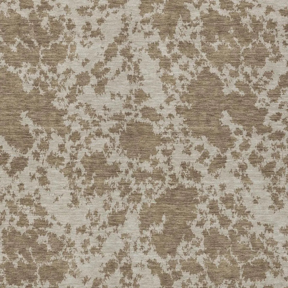 9' X 12' Beige And Brown Abstract Washable Indoor Outdoor Area Rug Homeroots Outdoor