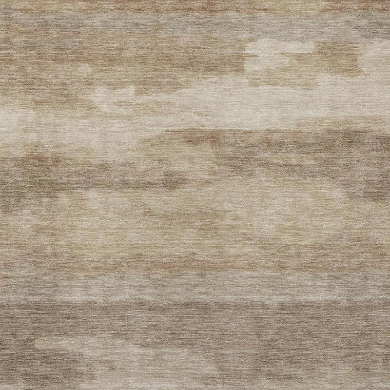9' X 12' Beige And Brown Abstract Washable Indoor Outdoor Area Rug Homeroots Outdoor